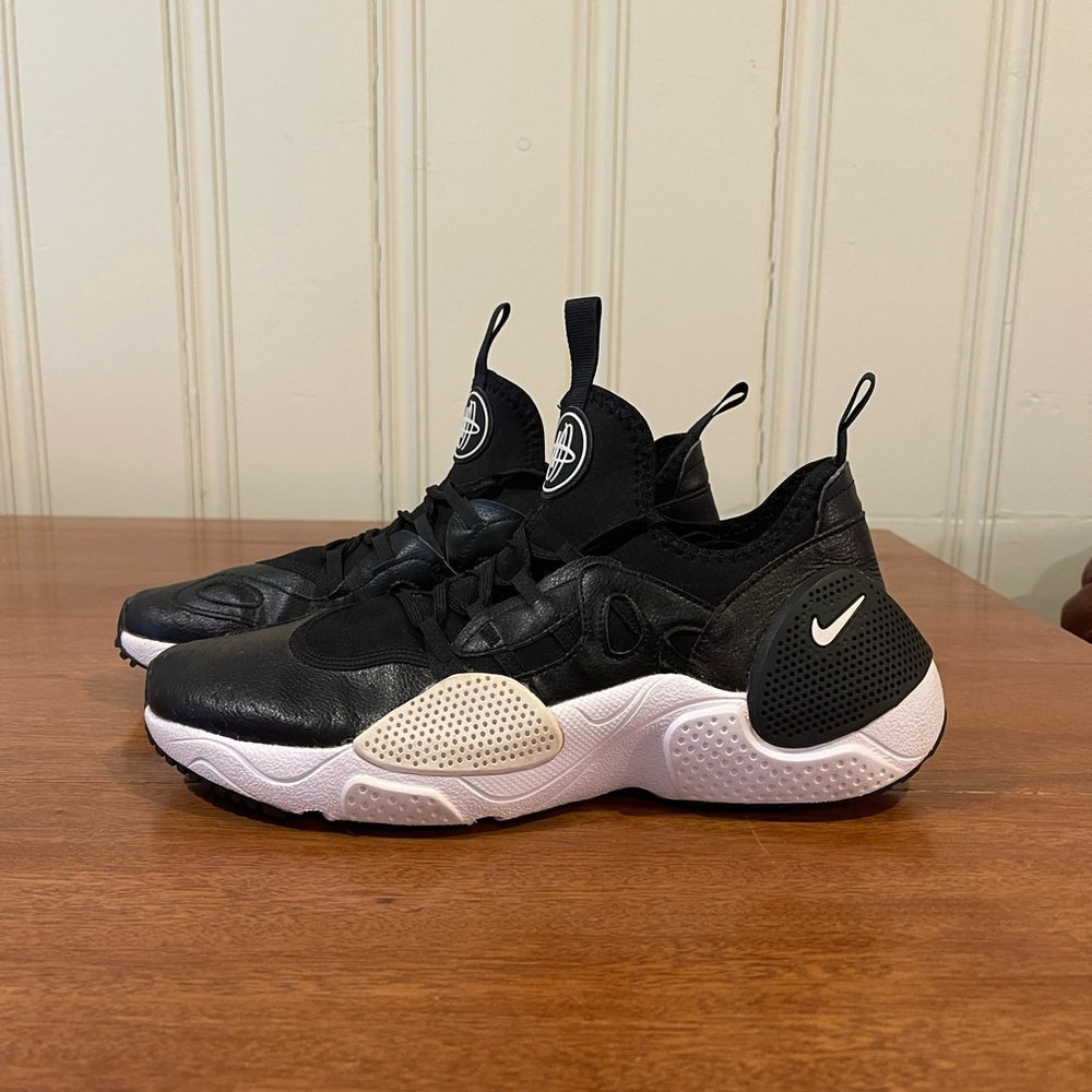 Nike Air Huarache E.D.G.E. Black Leather & Neoprene Sneakers Men’s Size 9.5